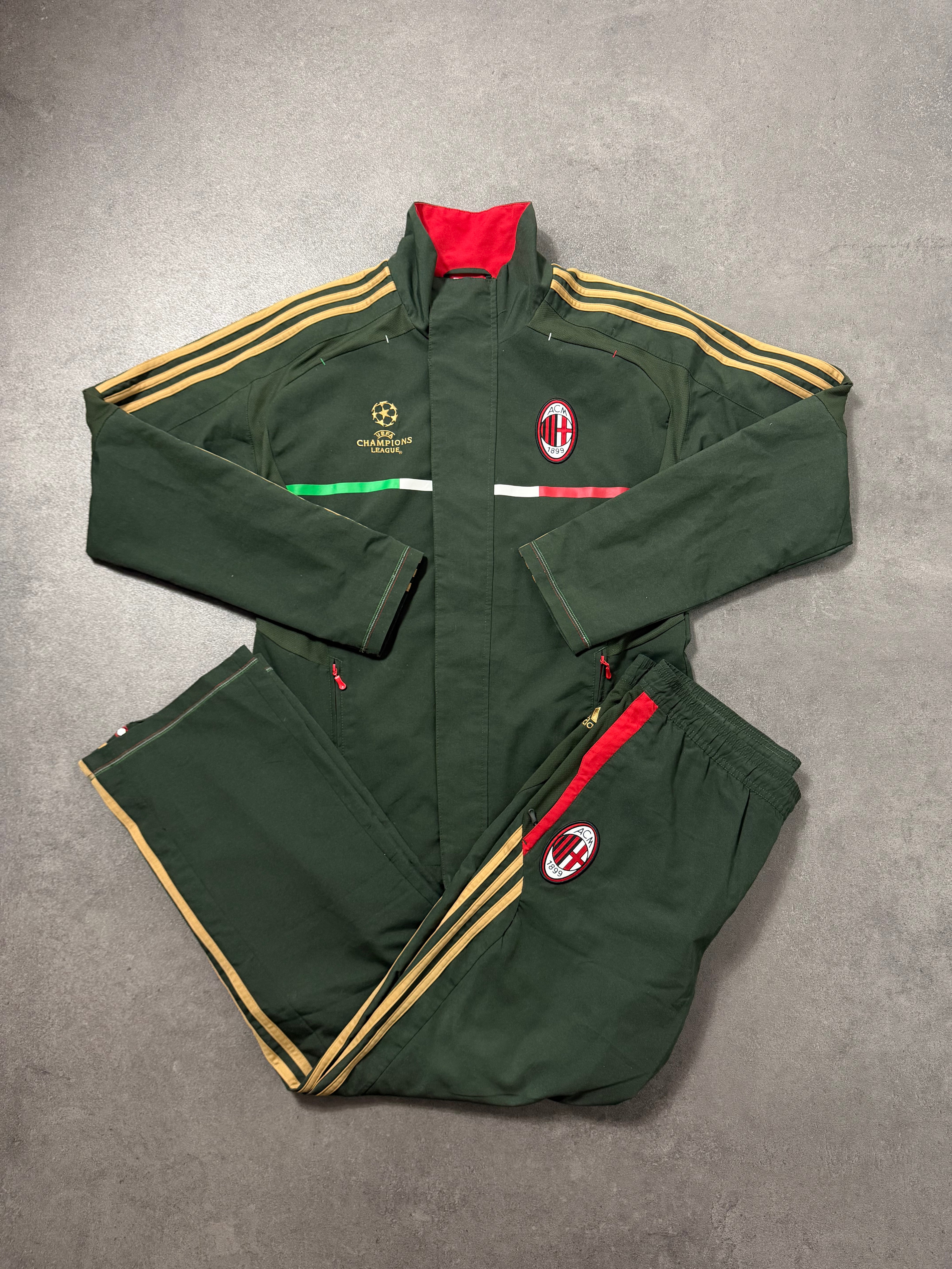 AC Milan x Adidas Tracksuit (S-M)